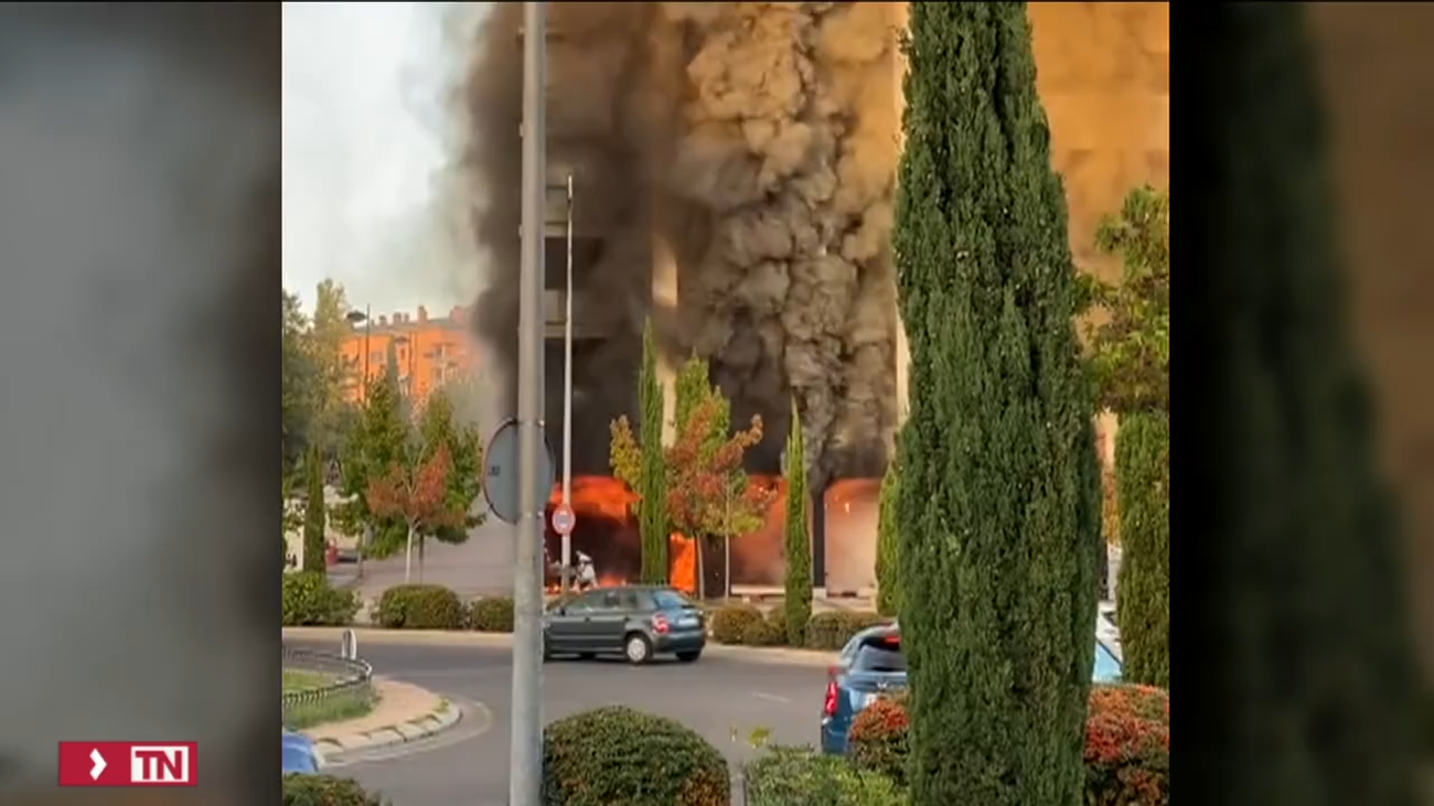 El incendio de Alcorcón comenzó por una chispa que prendió material aislante