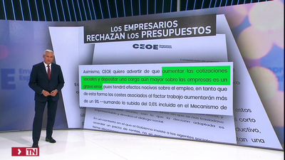 La CEOE ve "inadmisibe" que el Gobierno suba las bases máximas de cotización de manera "unilateral"