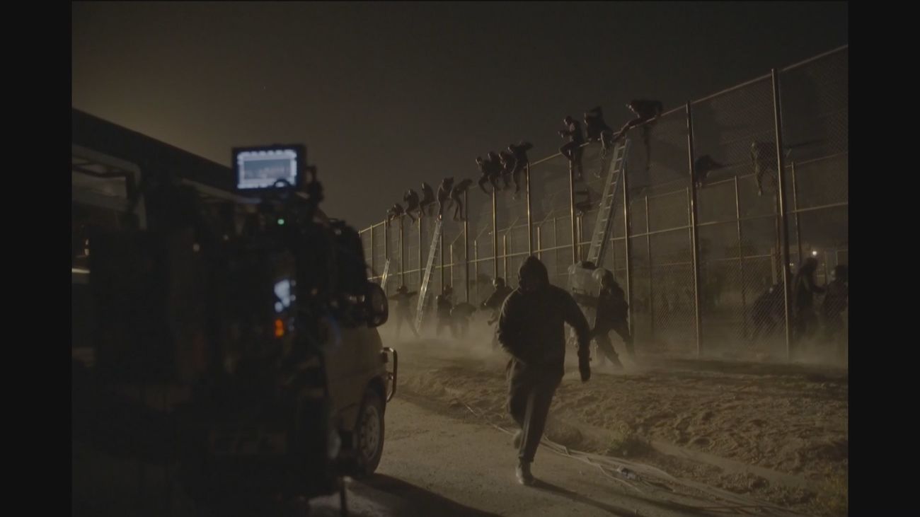 'El Salto' de la valla de Melilla, en Madrid