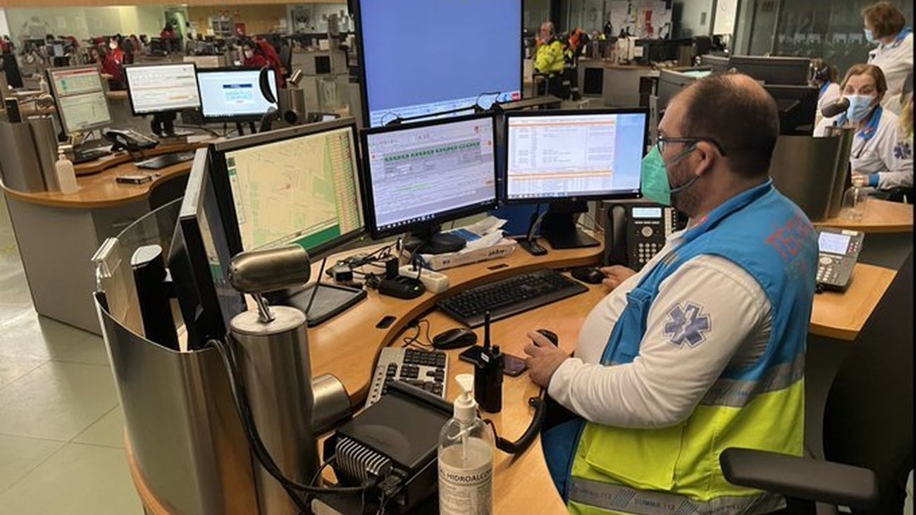 Grave accidente laboral en la calle Jerez de Madrid