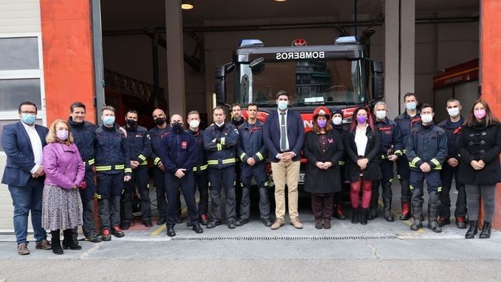 Equipo de bomberos del Parque de Móstoles / EUROPA PRESS