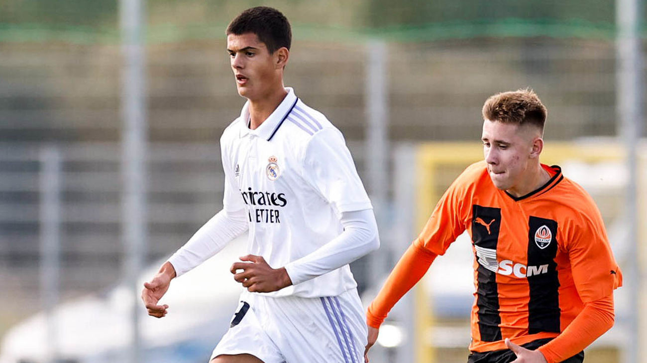 0-3. El Real Madrid exhibe solidez ante el Shakhtar en la Champions juvenil