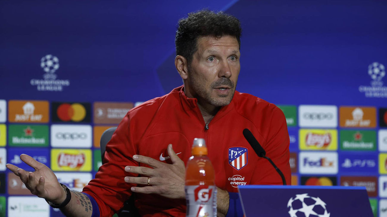 Simeone: "Necesitamos dar el máximo para ganar al Brujas"