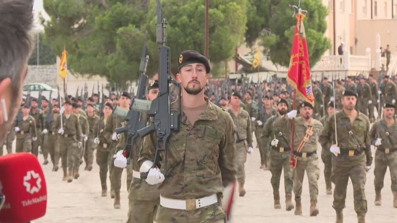Últimos ensayos en la base militar de El Goloso de cara al desfile militar del 12 de octubre