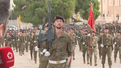 Últimos ensayos en la base militar de El Goloso de cara al desfile militar del 12 de octubre