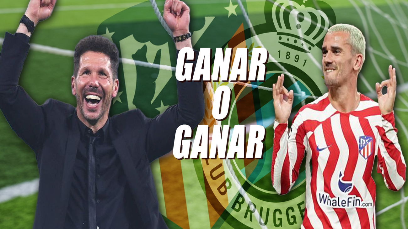 El Atlético, contra el Brujas y al borde del precipicio