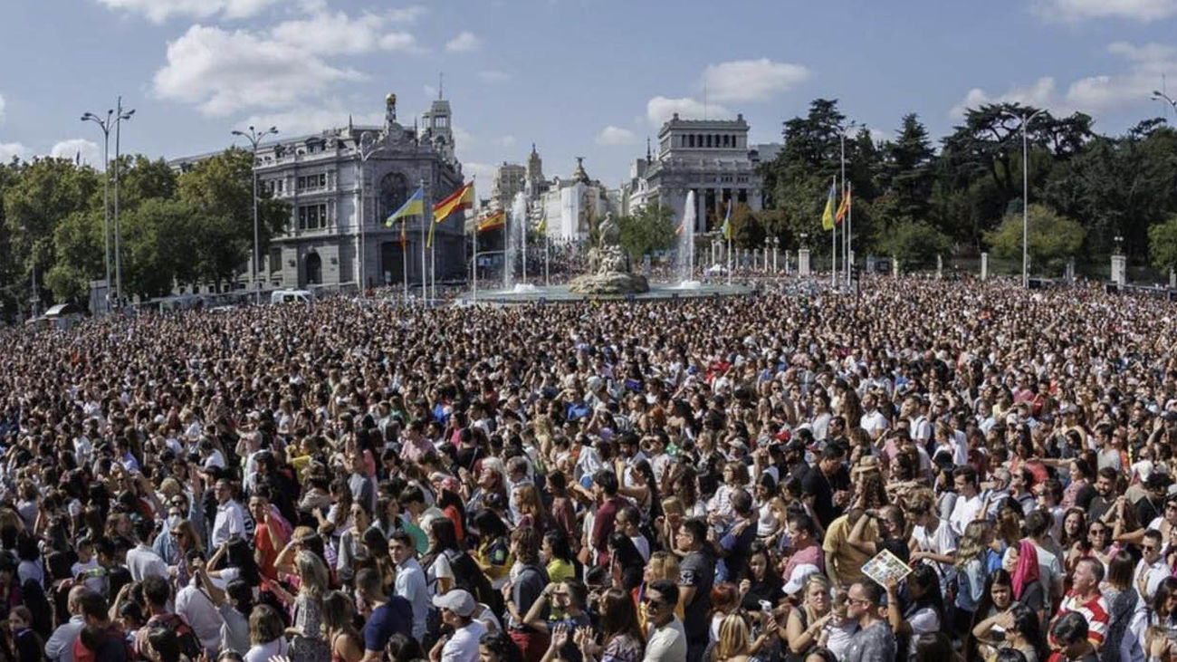 Madrid estudia si el concierto de Camilo al aire libre ha sido más grande que se haya hecho nunca en la capital