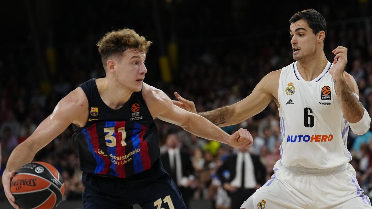 El Barça frustra la remontada del Real Madrid en la Euroliga por 75-73