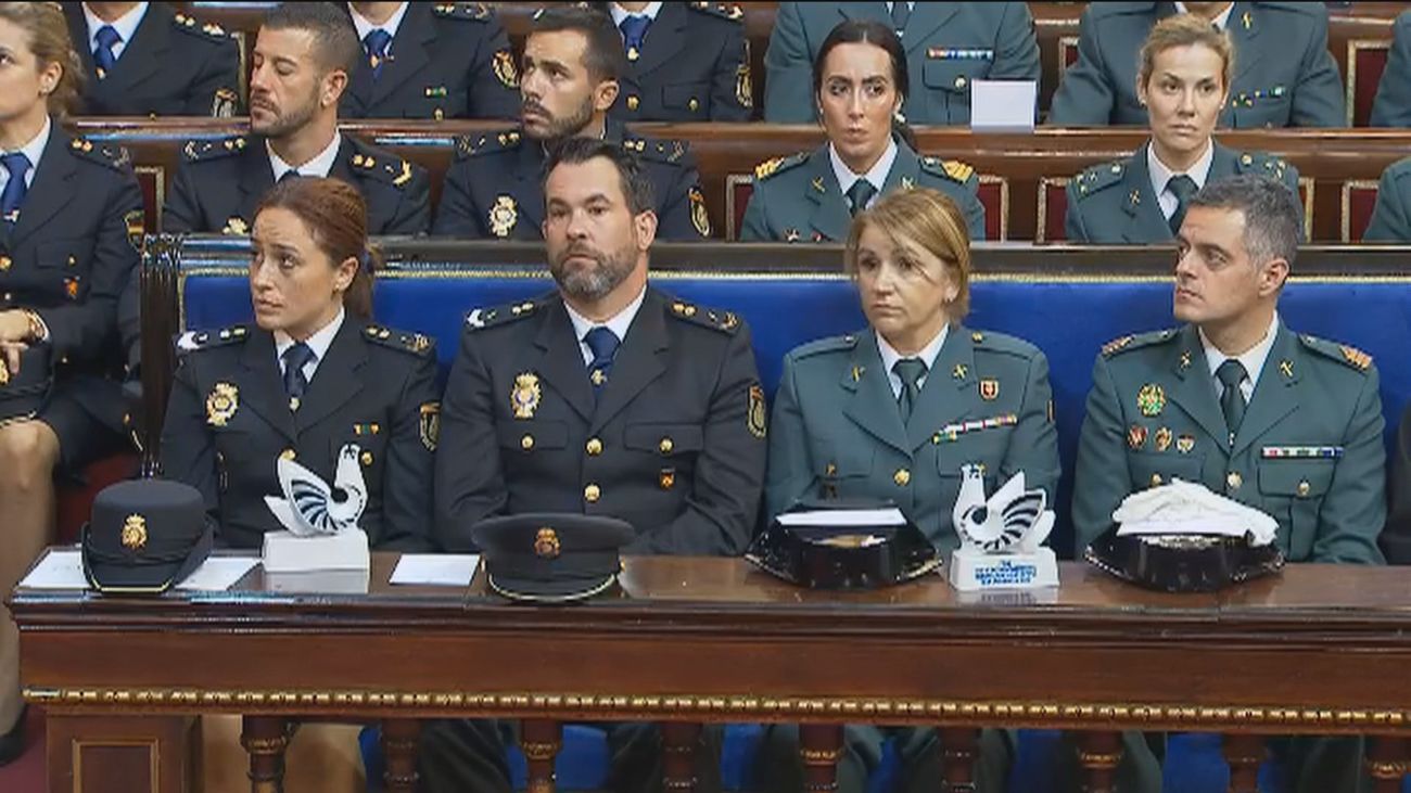 Acto de homenaje a las Fuerzas y Cuerpos de Seguridad del Estado por su trabajo durante la pandemia