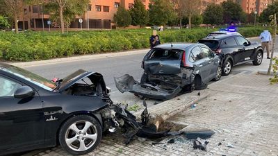 Detenido un conductor en Valdemoro tras embestir a varios coches y sextuplicar la tasa de alcohol