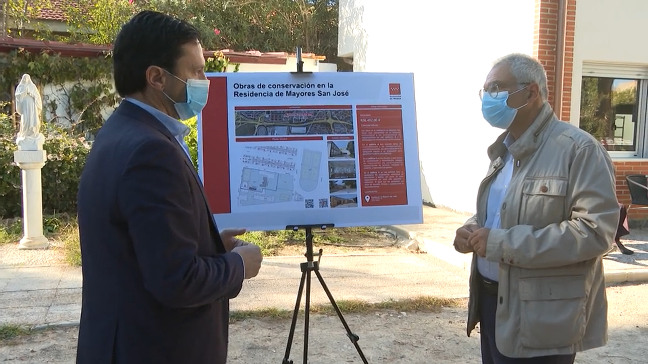 La residencia de mayores San José, en Usera, mejora la accesibilidad y seguridad de tres de sus edificios