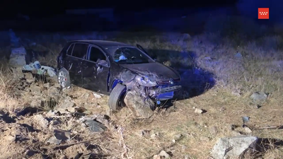Dos heridos graves en un accidente de tráfico en Colmenar Viejo