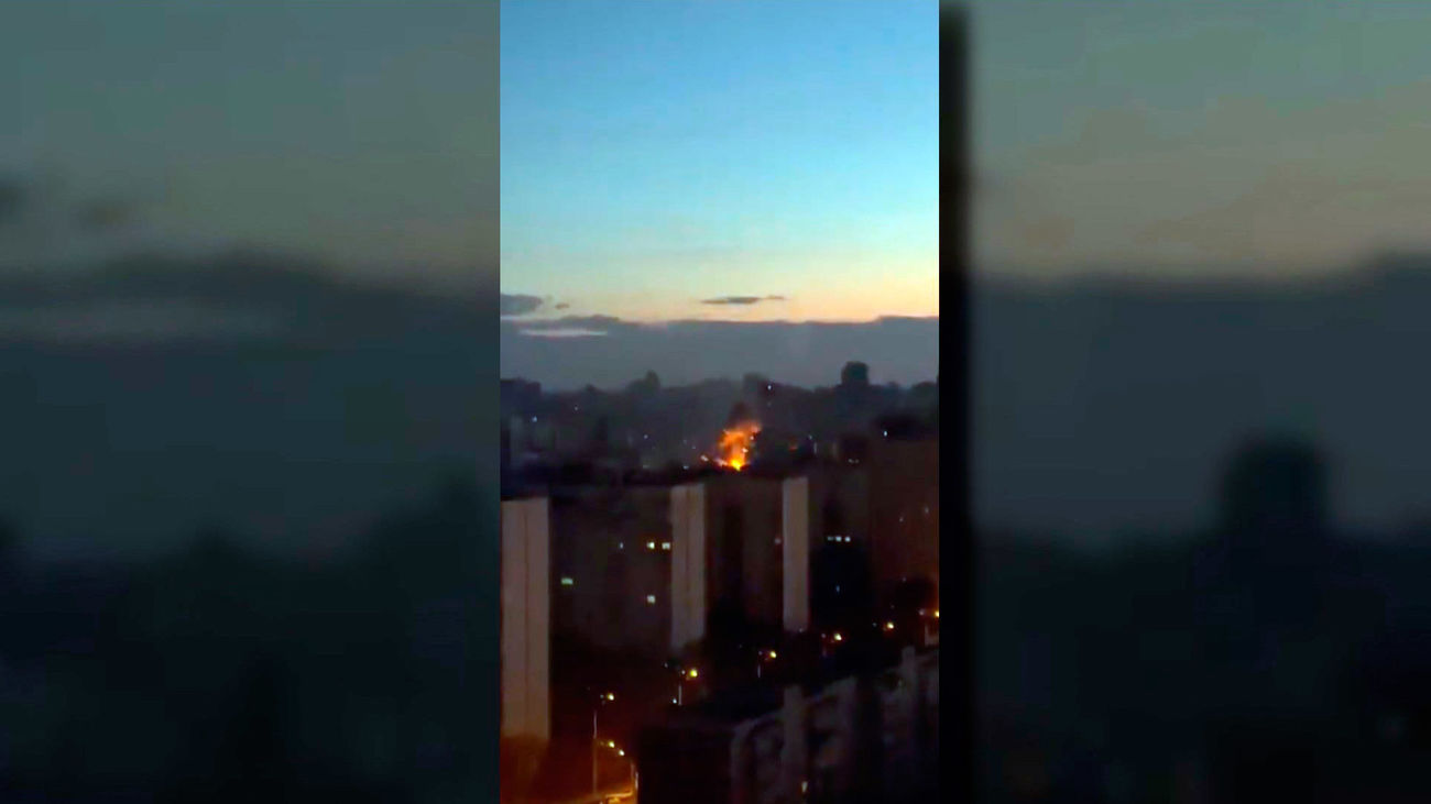 Kiev registra varias explosiones por ataques con drones kamikaze