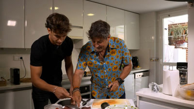 El hijo de Antonio Hidalgo le hace 'medio plato' a su padre: "Luego déjame todo esto recogido"