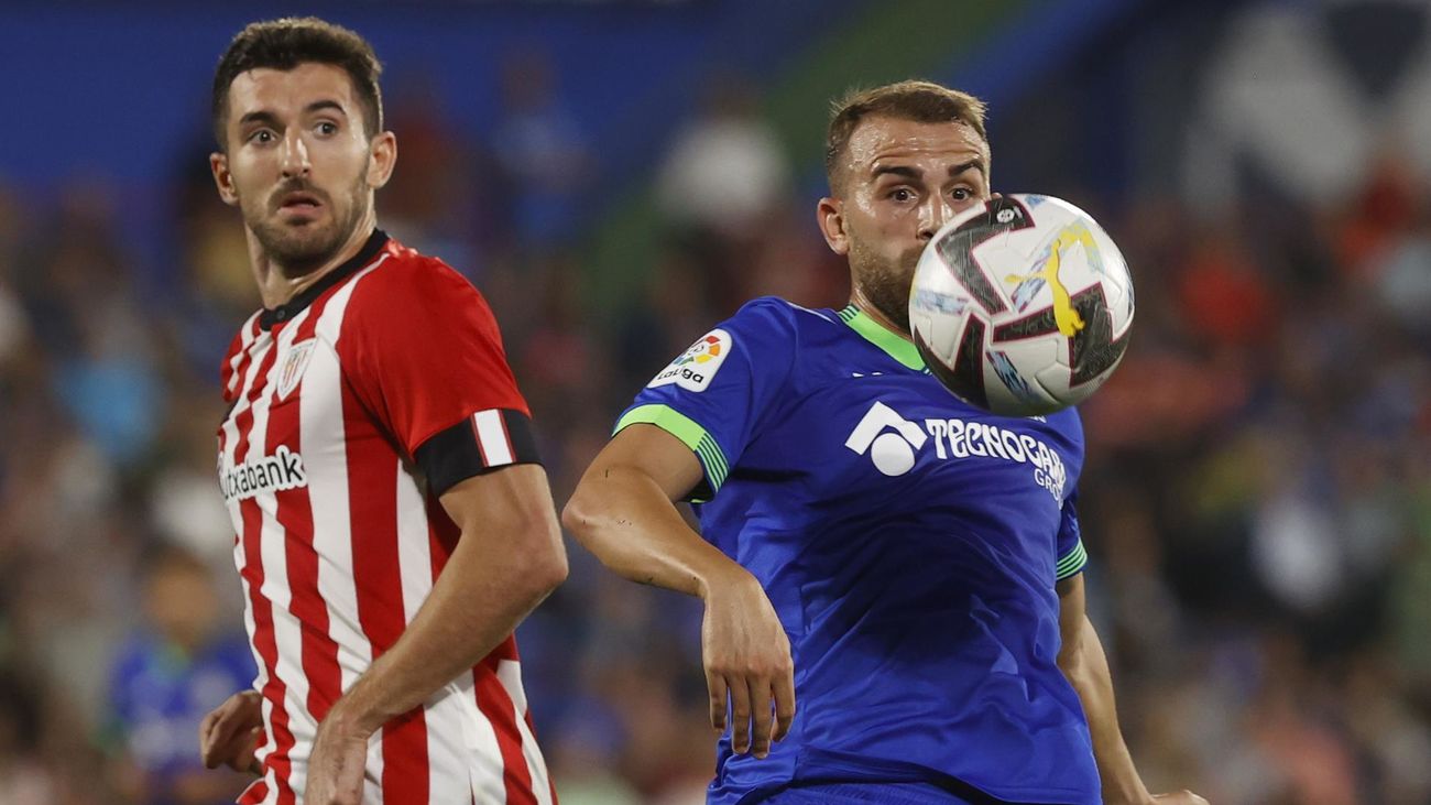 Borja Mayoral ante el Athletic