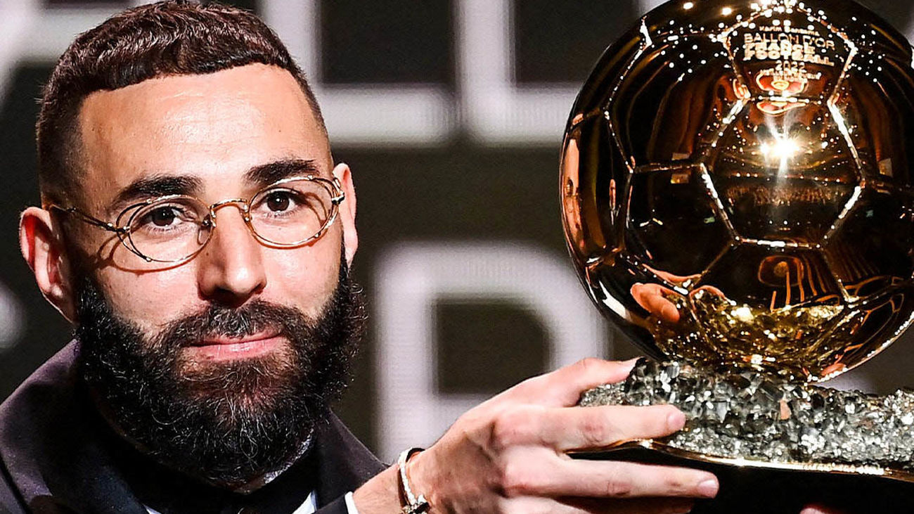 Benzema se consagra como mejor jugador del mundo con el Balón de Oro