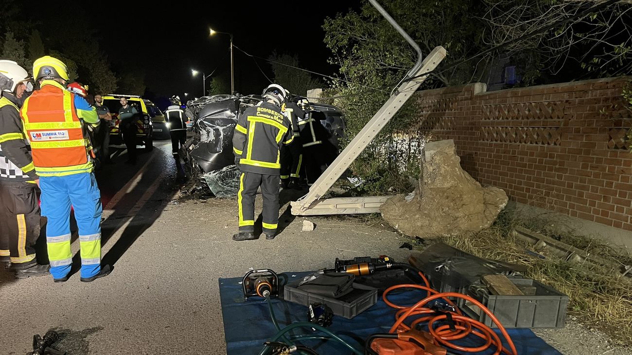 Un hombre de 62 años muere en un accidente de tráfico en Mejorada del Campo
