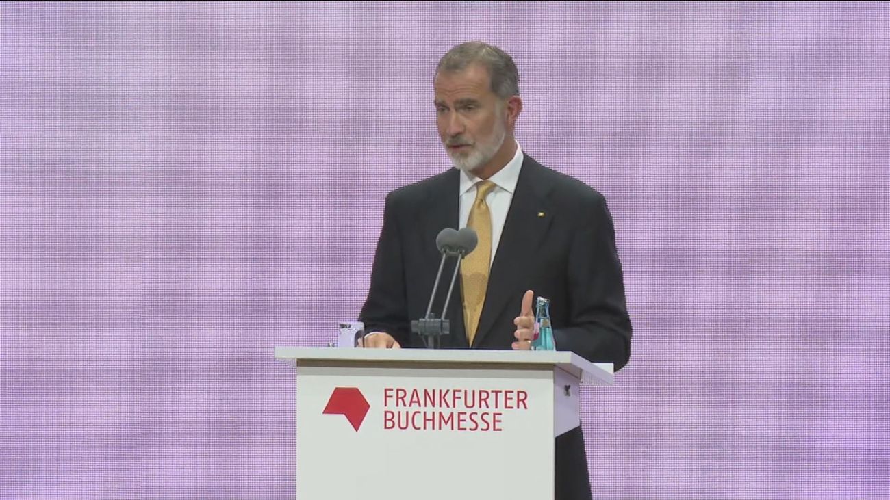Felipe VI inaugura la Feria del Libro de Frankfurt
