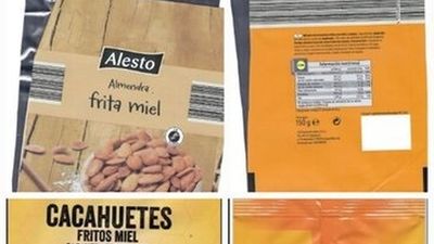 Consumo alerta de la presencia de cuerpos extraños metálicos en casi 40 lotes de frutos secos de seis marcas