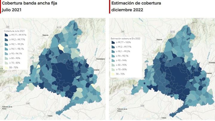 Cobertura banda ancha / Telemadrid