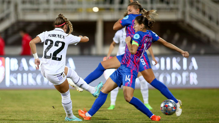 Athenea del Castillo ante el Vllaznia / REAL MADRID