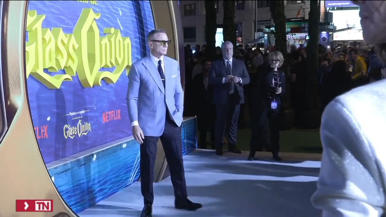 Daniel Craig deslumbra en la Gran Vía de Madrid