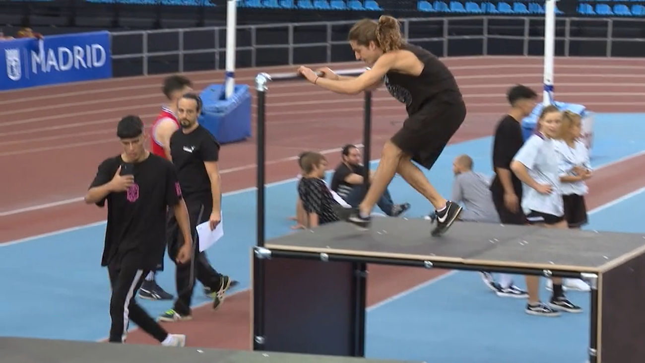 Madrid acoge por primera vez el campeonato nacional Parkour Spain Series