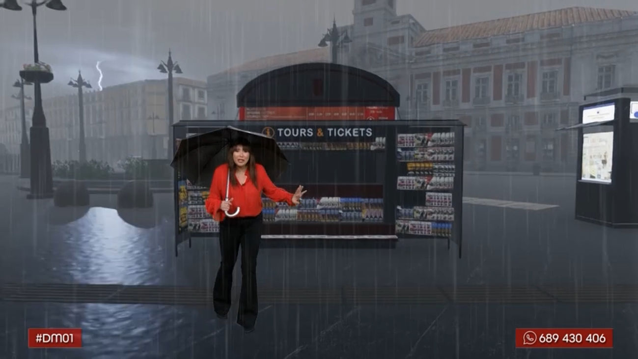 ¿Cómo serían los efectos de una DANA en Sol?