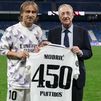 Modric, 450 partidos con el Real Madrid y 300 victorias