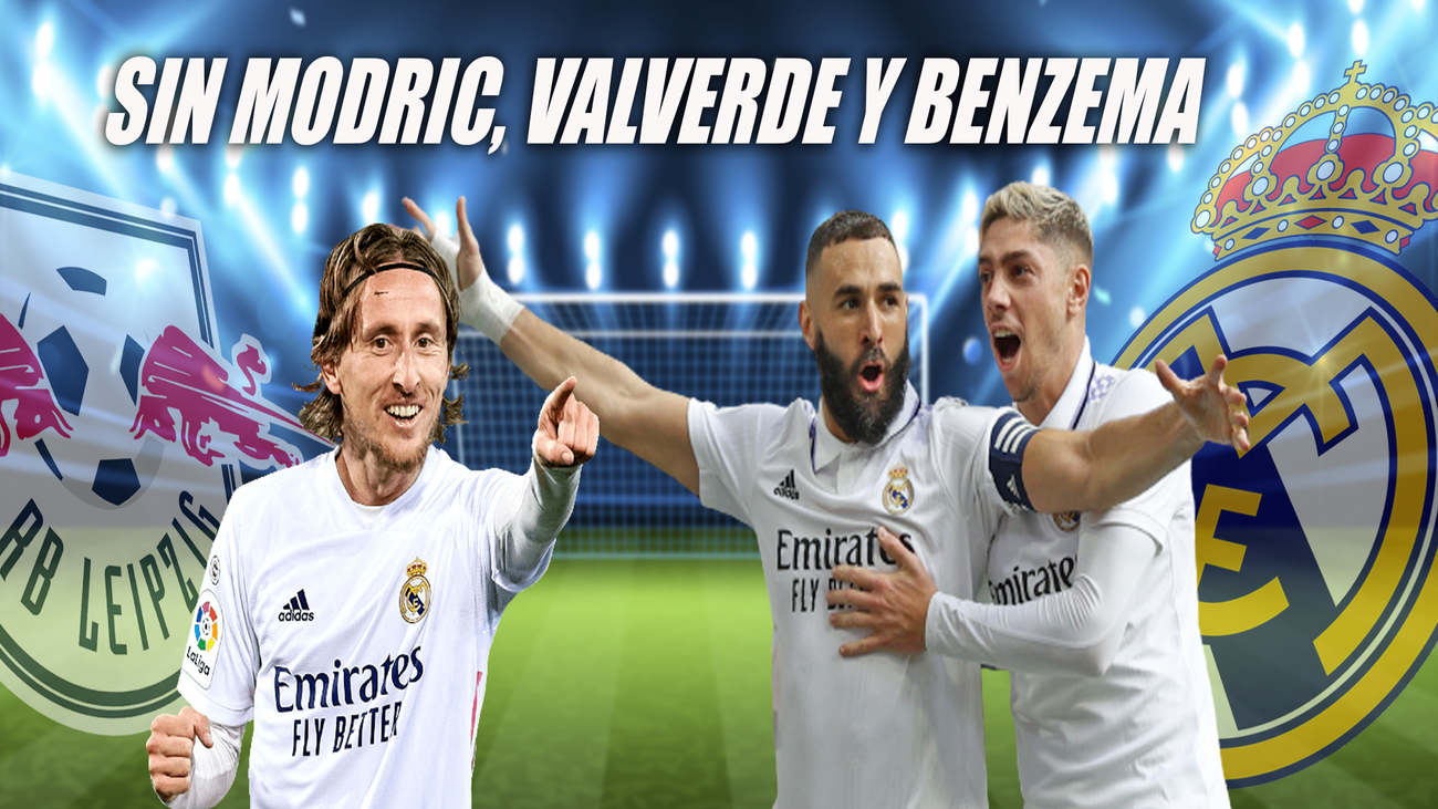 Modric, Benzema y Valverde no viajan a Leipzig