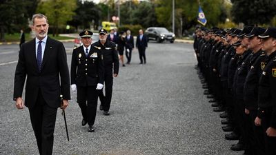 El Rey Felipe VI inaugura el primer curso de la 'universidad' de la Policía Nacional en Ávila