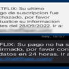Ten mucho cuidado si recibes este sms que parece de Netflix