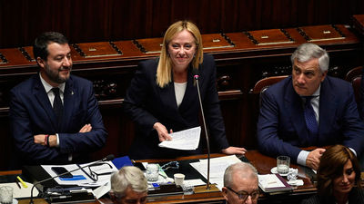 Meloni supera la primera votación de su investidura en el Parlamento