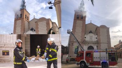 Simulacro en Getafe para saber cómo actuar en Madrid ante incendios como el de Notre Dame