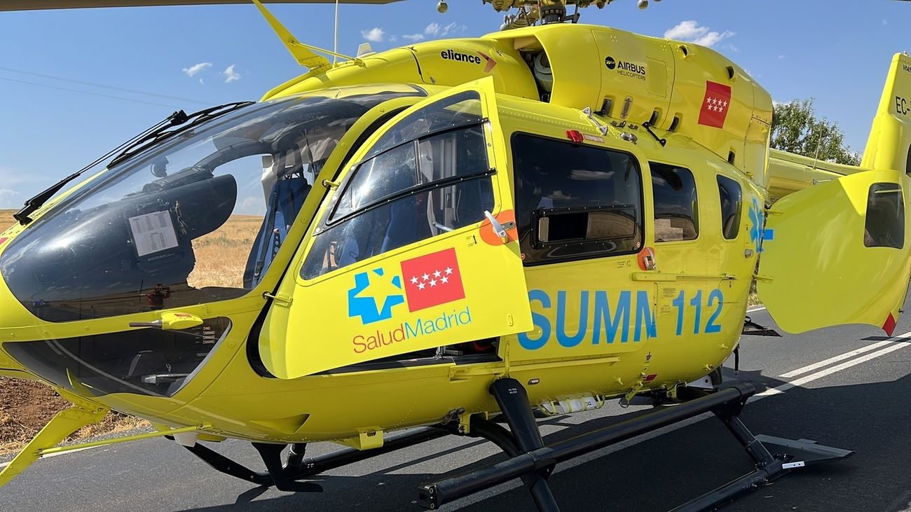 Helicóptero del SUMMA 112