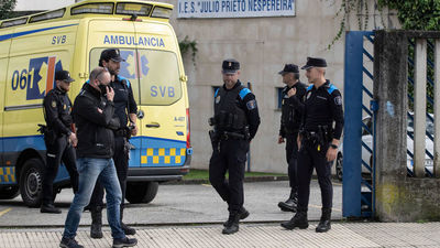 Muere un adolescente al desplomarse una pared de un vestuario de un instituto de Orense