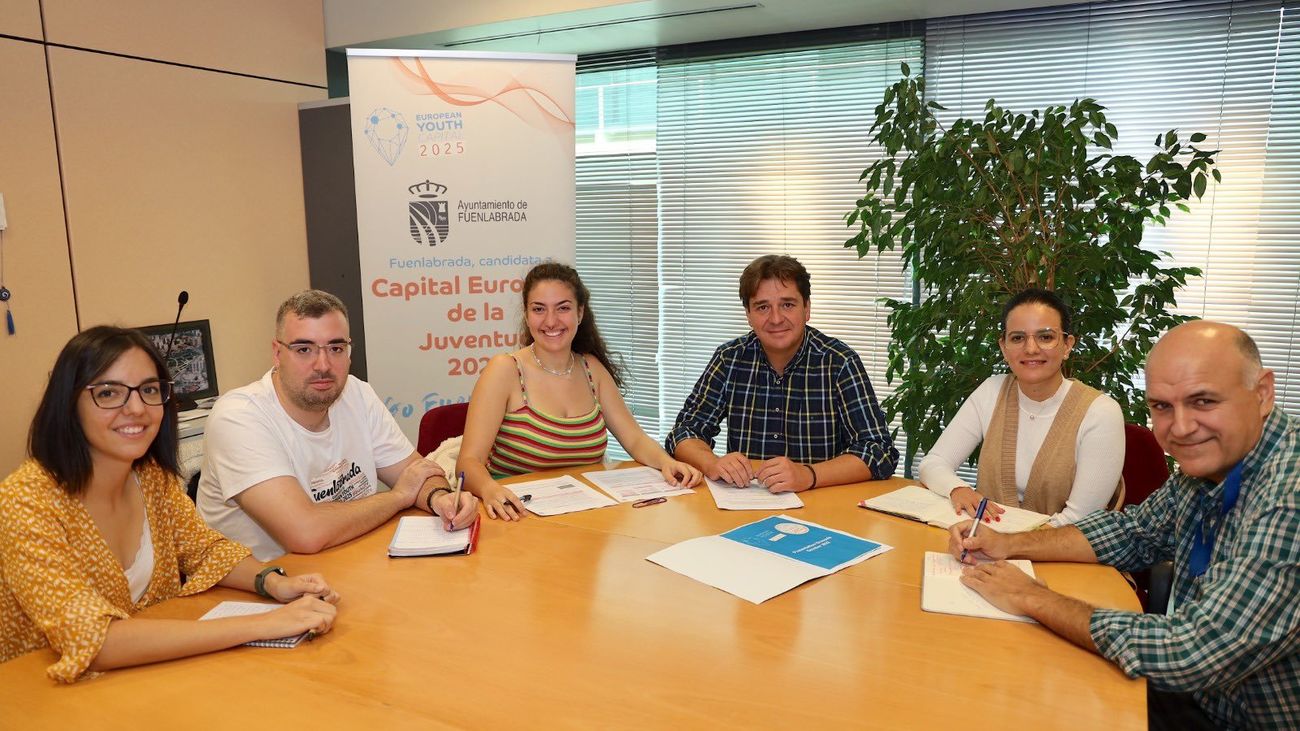 Reunión en Fuenlabrada para preparar la comparecencia de ser Capital Europea de la Juventud