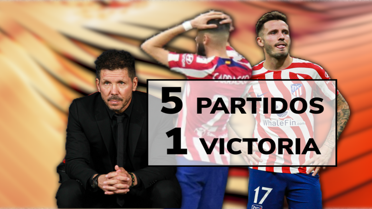 El Atlético de Madrid, en su momento más duro