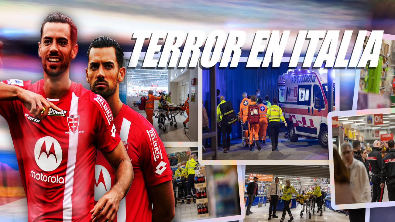 Pablo Marí, futbolista del Monza y uno de los seis apuñalados en Italia