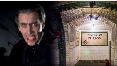 Metro transforma la estación fantasma de Chamberí en el castillo de Drácula