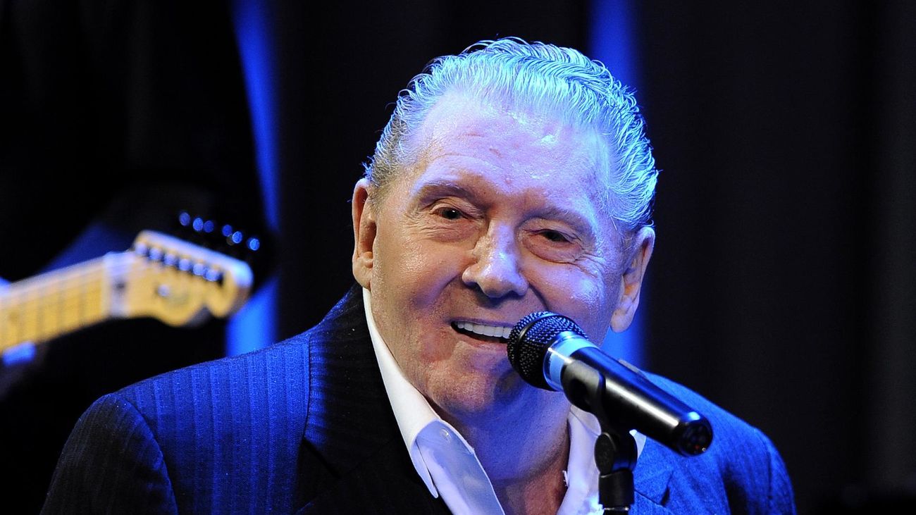 Jerry Lee Lewis en uno de sus últimos conciertos