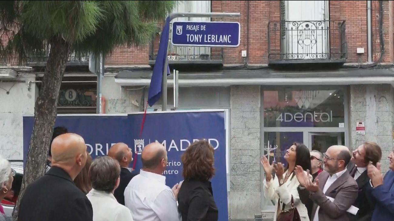 Un pasaje de Madrid recuerda al actor Tony Leblanc