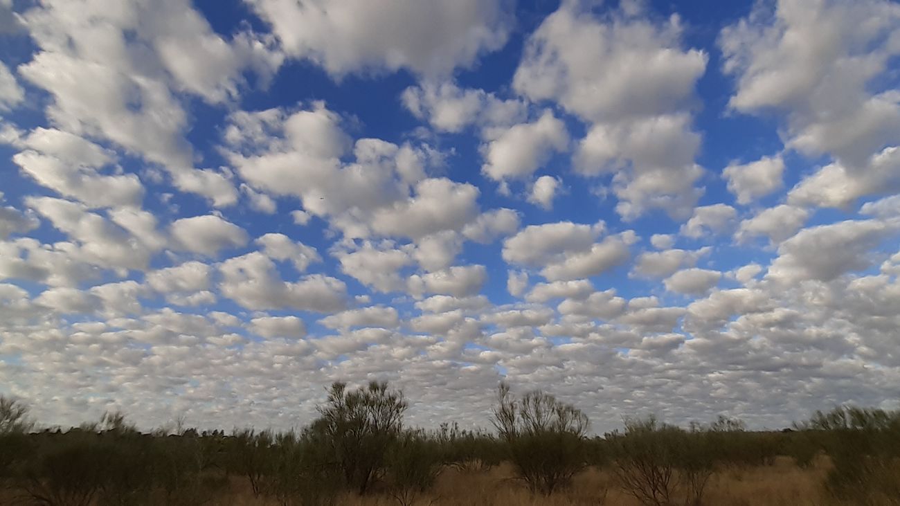 Cielo nuboso sobre la zona suroeste de Madrid
