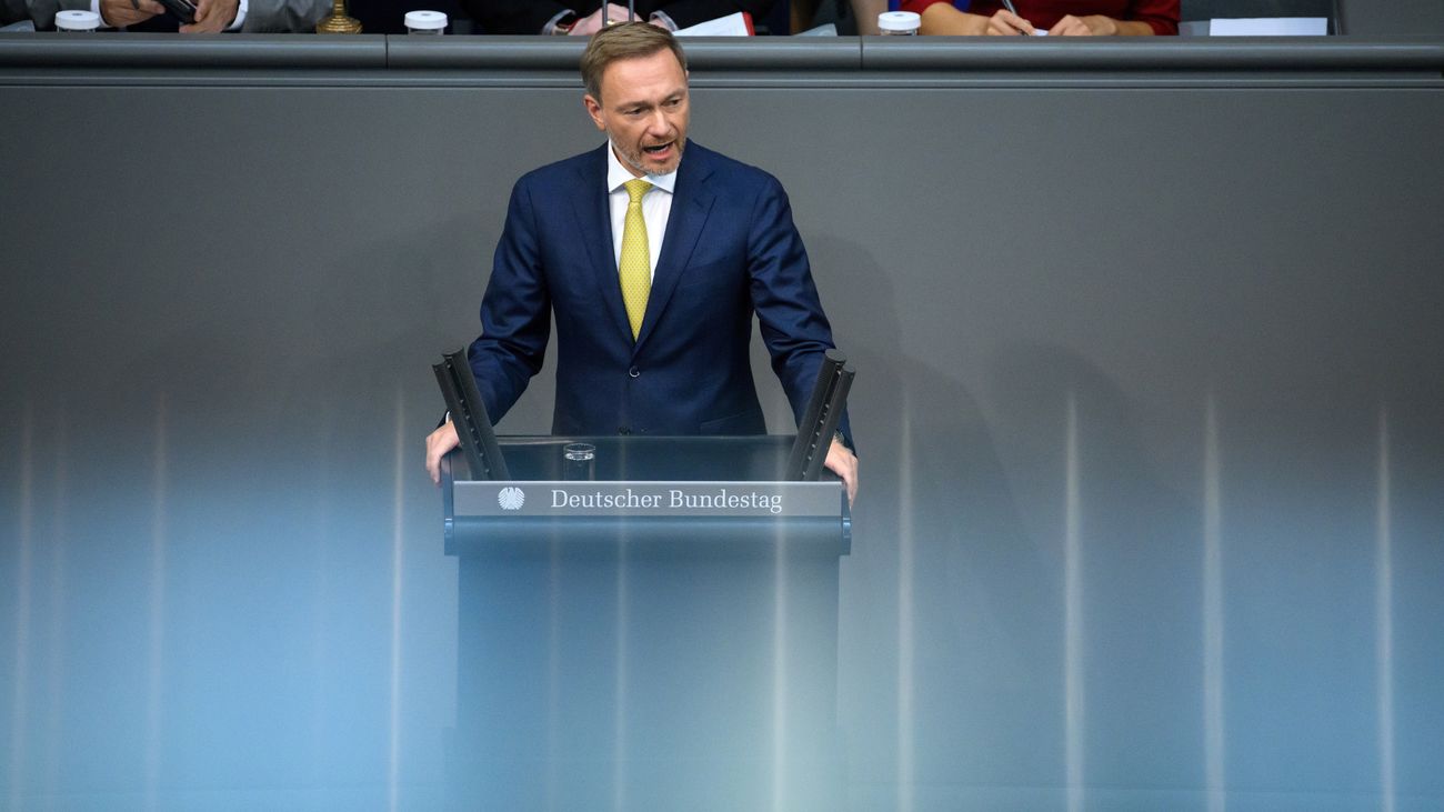 El Ministro de Finanzas alemán y jefe del Partido Liberal (FDP), Christian Lindner,