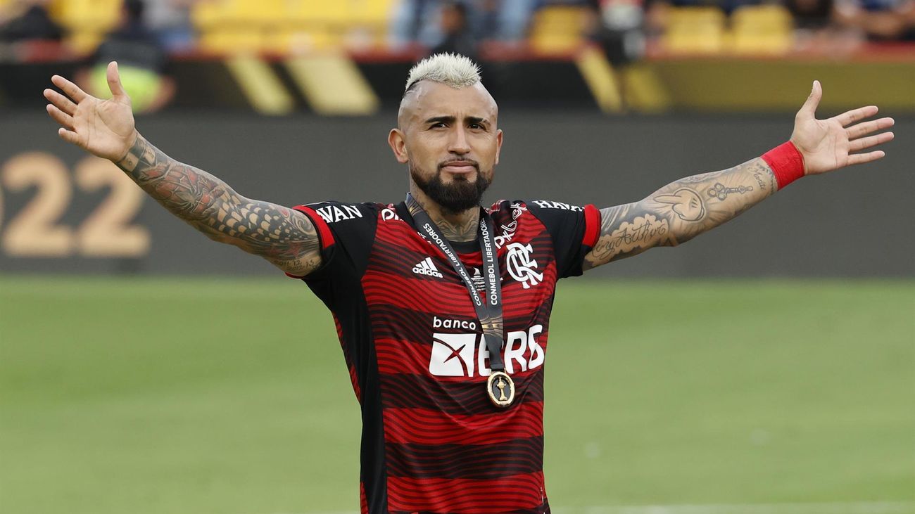 Vidal desafía al Real Madrid tras ganar el Flamingo la Copa Libertadores