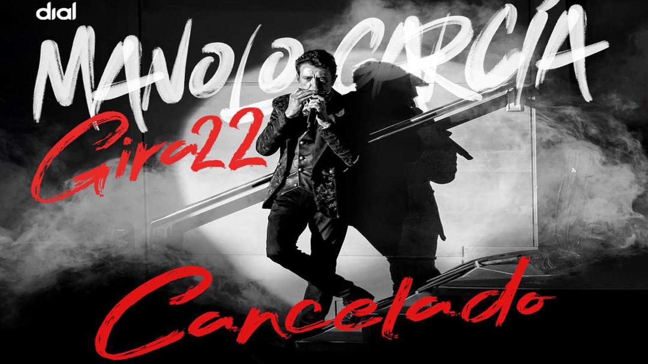 Manolo García cancela sus conciertos por una miocarditis aguda