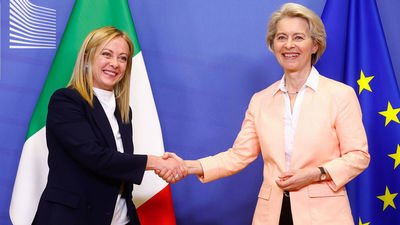 Meloni traslada a los líderes europeos su voluntad de "colaborar" con la UE