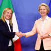 Meloni traslada a los líderes europeos su voluntad de "colaborar" con la UE