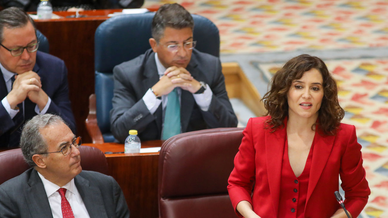 Ayuso defiende que los datos del paro reflejan que Madrid es la "región de oportunidades a pesar de la izquierda"