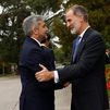 El rey recibe al presidente de Paraguay en su primera visita a España